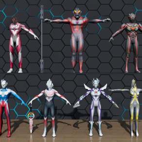 日式虚拟人物3D模型下载